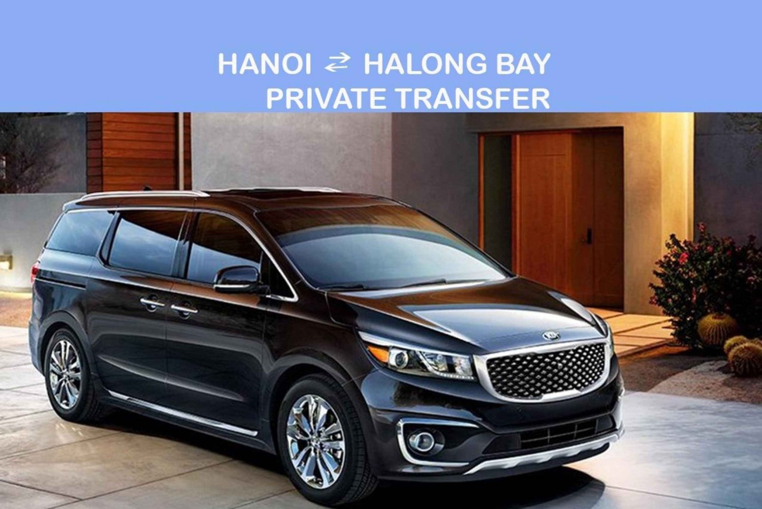 Hanoi: Privat biltransport til eller fra Halong Bay