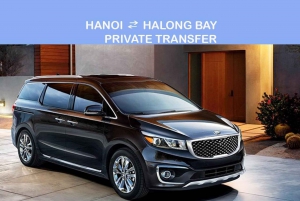 Hanoi : Transfert en voiture privée vers ou depuis la baie d'Halong