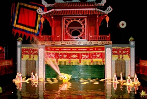Private Evening Cyclo Tour with Water Puppet Show