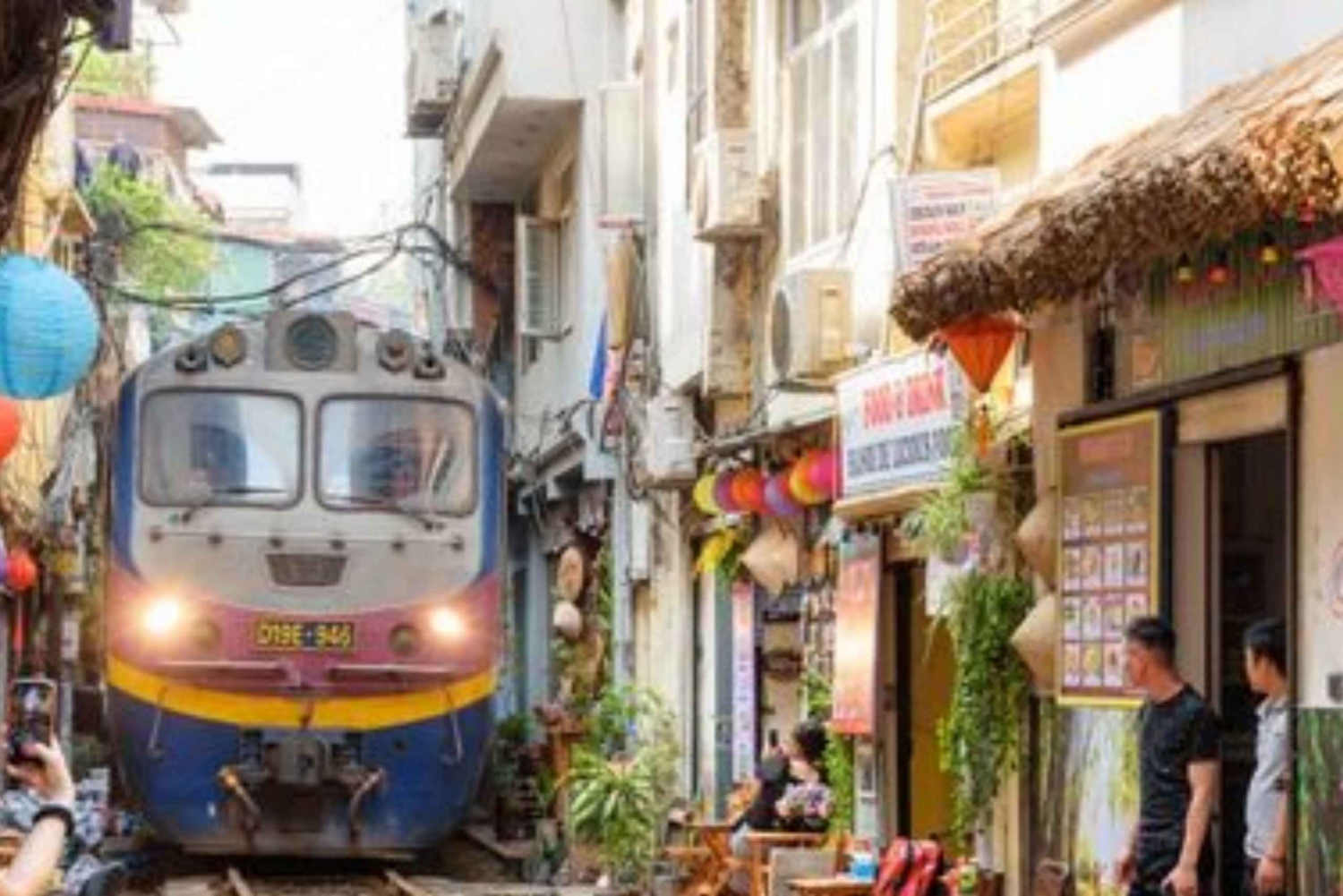 Visite culinaire de Hanoi avec visite de la rue du train [privée