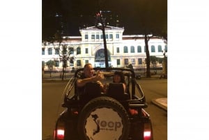 Private Jeep Tour Saigon by Night & Cruise Dinner with Music