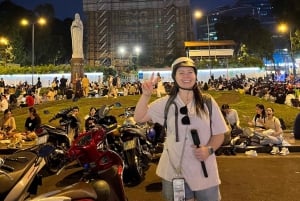 Tour noturno particular de Saigon em scooter - Tour sob demanda