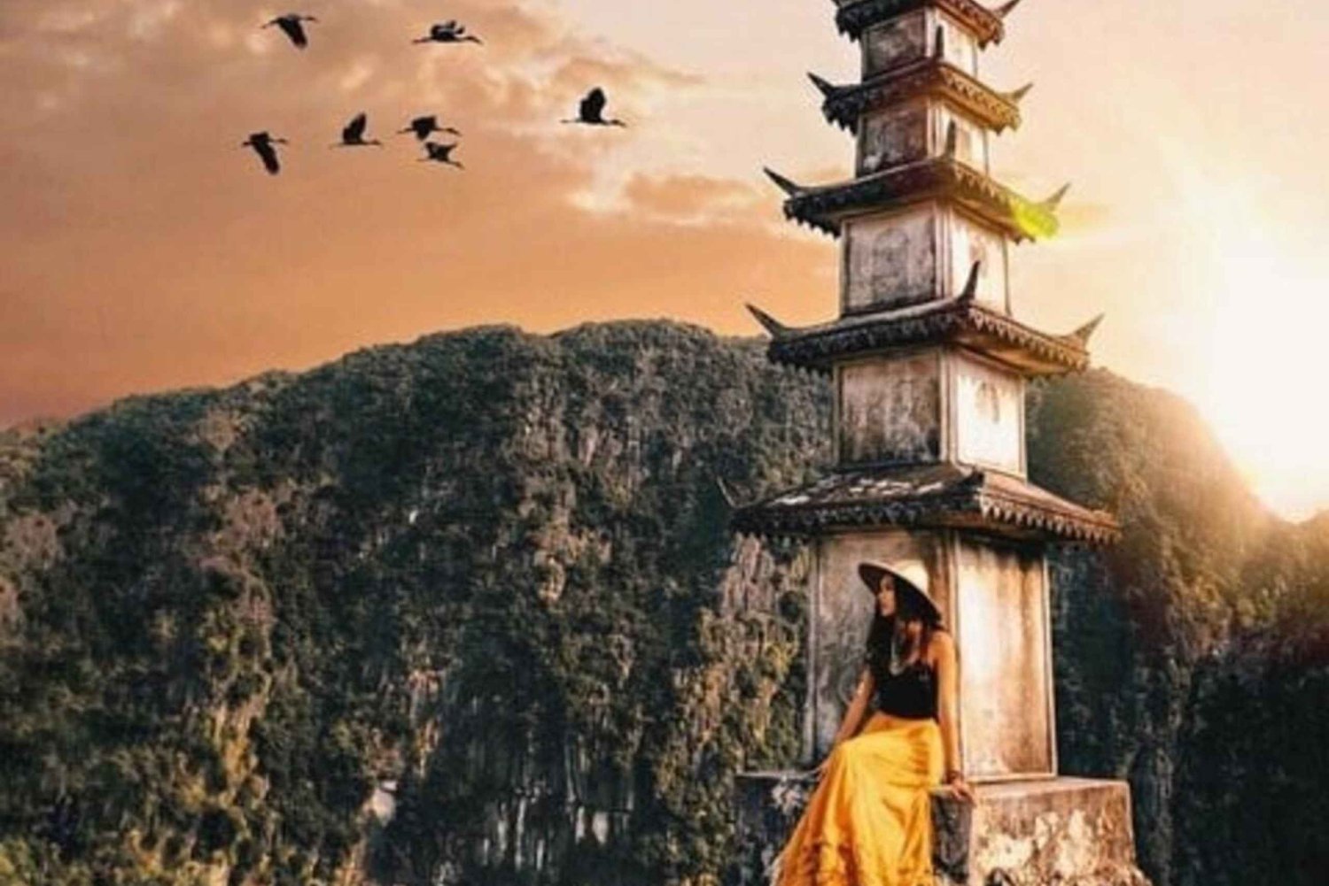 Privat tur til Ninh Binh: Bai Dinh, Trang An, Mua-hulen
