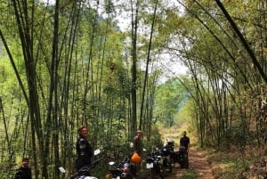 Pu Luong: Koko päivän moottoripyöräretki vesiputouksella ja lounaalla