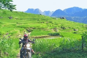 Pu Luong Motobike Half-Day Tour : Chieng Lau & Cham Stream