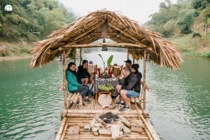 Puluong : anciennes maisons sur pilotis, grottes surprenantes. Visite d'une demi-journée.