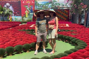 Aldeia de incenso de Quang Phu Cau, artigos de laca, passeio de pintura de chapéus