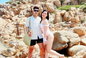 Quy Nhon: tour en SUP por los campos de algas con fotos tomadas con una cámara aérea