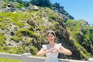 Quy Nhon: tour en SUP por los campos de algas con fotos tomadas con una cámara aérea