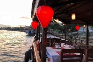 Romantisk middagscruise ved solnedgang i Hoi An