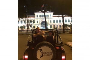 Saigon bij nacht: Privétour door de stad per Jeep en Skybar Drankje