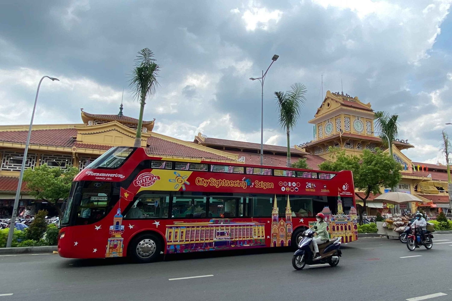 Sajgon: Wycieczka autobusowa hop-on hop-off z krajoznawczym zwiedzaniem miasta
