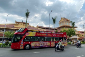 Sajgon: Wycieczka autobusowa hop-on hop-off z krajoznawczym zwiedzaniem miasta
