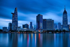 Saigon Night Tour: Street Food, Water Bus, Skyline Coffee