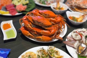 Saigon Night Tour: Street Food, Water Bus, Skyline Coffee