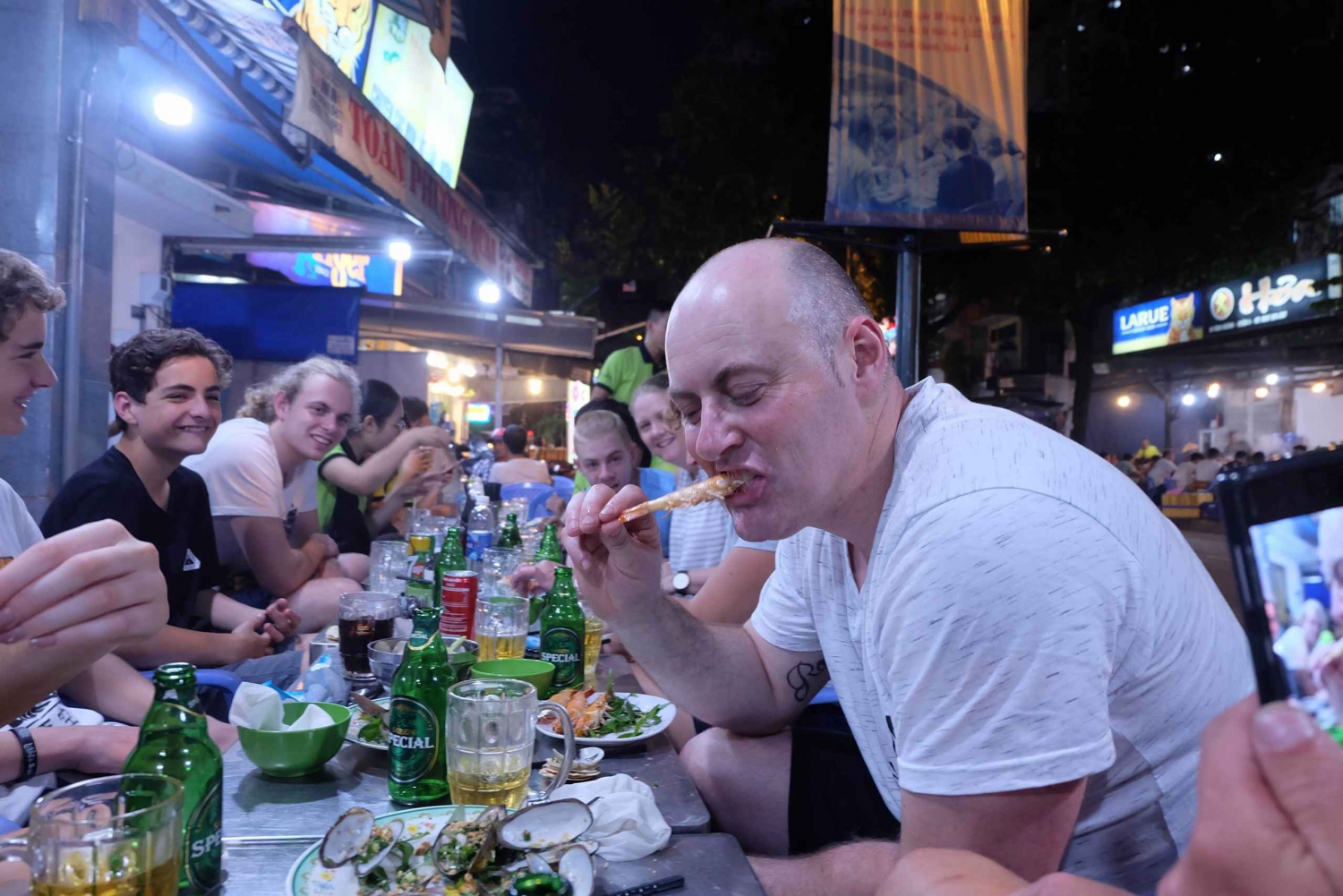 Saigon: Night Sightseeing And Street Food Tour By Vespa