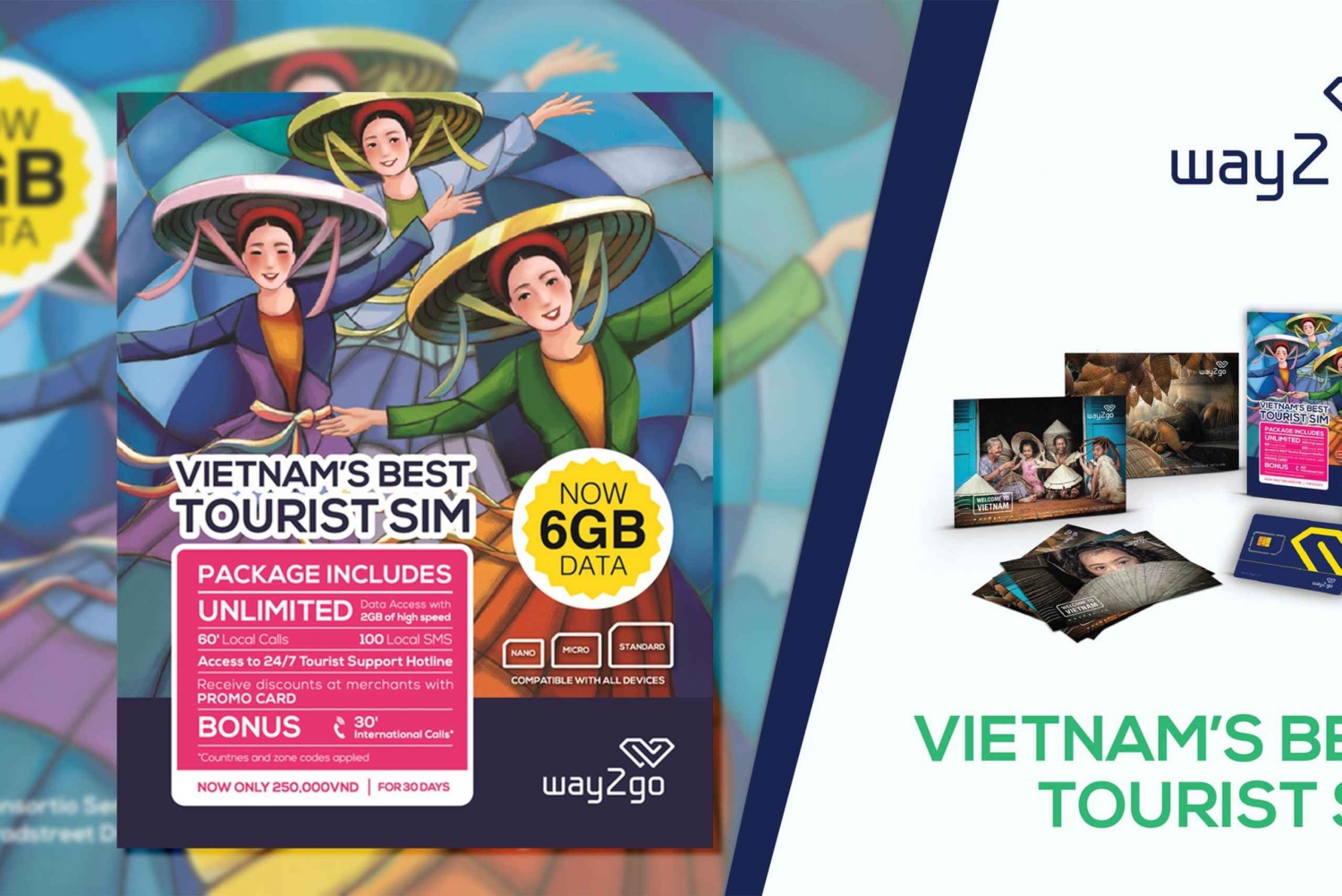 Saigon: Unlimited Data SIM Card with Free Hotel Delivery