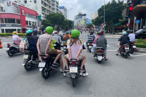 Saigon unseen city day time and local food by scooter