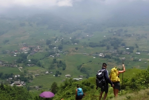 SAPA 1 ДЕНЬ - Трек с видом на горы и деревни - Длинный поход