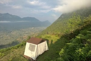 Sapa: 2-dniowa wycieczka z 1 nocą pod namiotem z lokalnym przewodnikiem