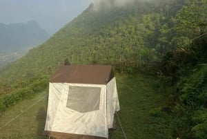 Sapa: excursão de 2 dias com acampamento na montanha e guia local