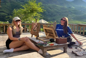 Sapa: trekking di 2 giorni ed esperienza culturale con laboratorio artistico