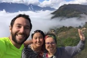 SAPA: 2 GIORNI a piedi e 1 notte in famiglia con guida locale