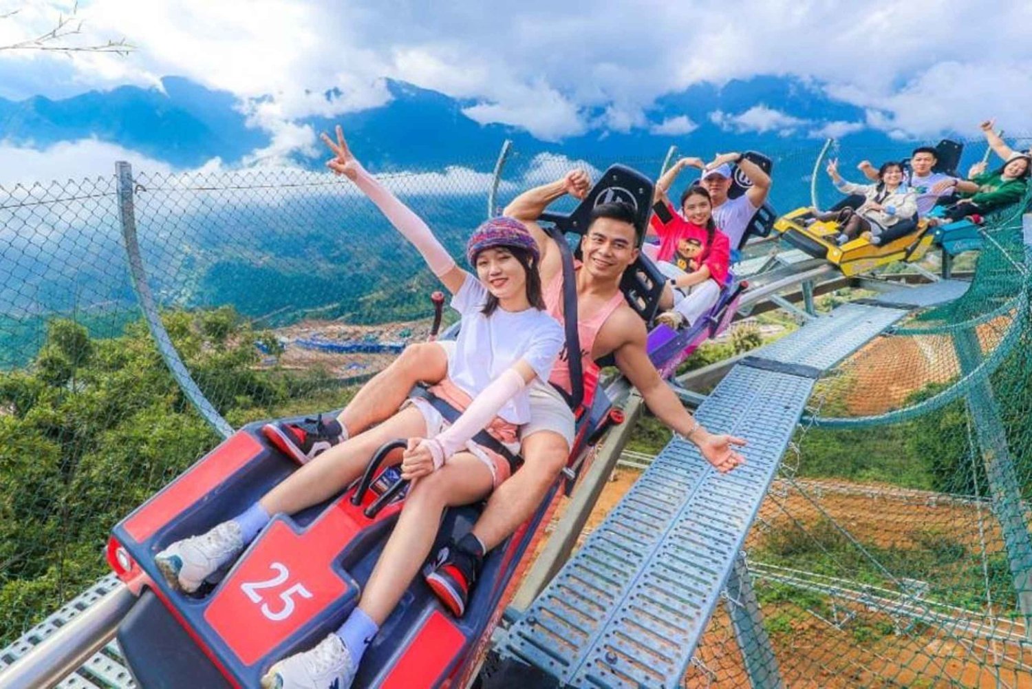 Sapa: Alpine Coaster Ride And Panoramic Valley Views & Drink