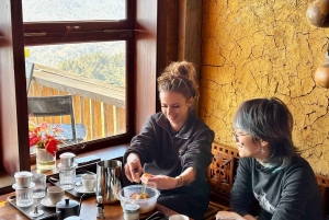 Kaffekurs i Sapa – utsikt over Fansipan og Muong Hoa-dalen