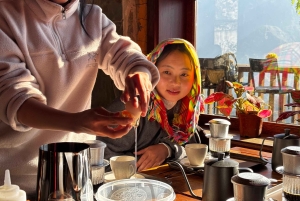 Sapa kaffeworkshop: från bönan till koppen och provsmakning av 6 kaffestyler