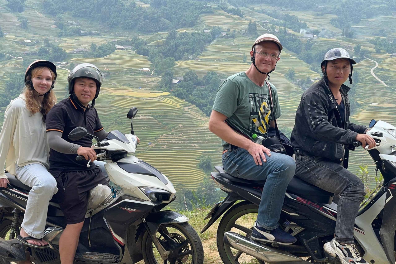 Sapa: Heldagstur på motorsykkel med lunsj