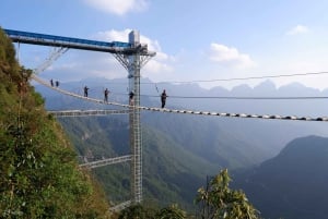 Sapa: puente de cristal y cascada Silver, tour en grupo reducido.