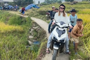 SAPA LOOP: Halvdagsmotorcykeltur med byar och risfält