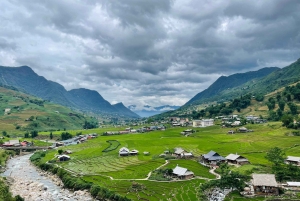 Sapa: Motorcykeltur 1-dags guidet tur Besøg vandfald og lokale landsbyer