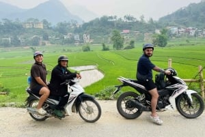Sapa: Motorcykeltur 1-dags guidet tur Besøg vandfald og lokale landsbyer