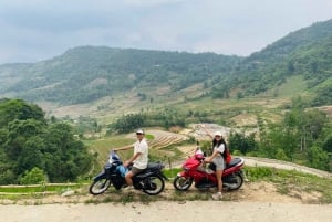 Sapa: Motorcykeltur 1-dags guidet tur Besøg vandfald og lokale landsbyer