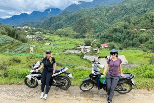 Sapa: Tour di 1 giorno in moto per visitare cascate e villaggi locali