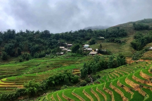 Sapa: Tour di 1 giorno in moto per visitare cascate e villaggi locali