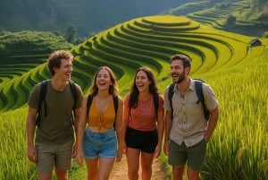 Sapa No-Trek: Muong Hoa-vallei, Ta Van-dorp, spa, café