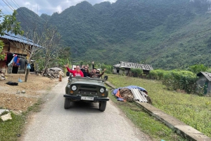 Sapa open Air Jeep Full Days Tour päästä pois Beate Path