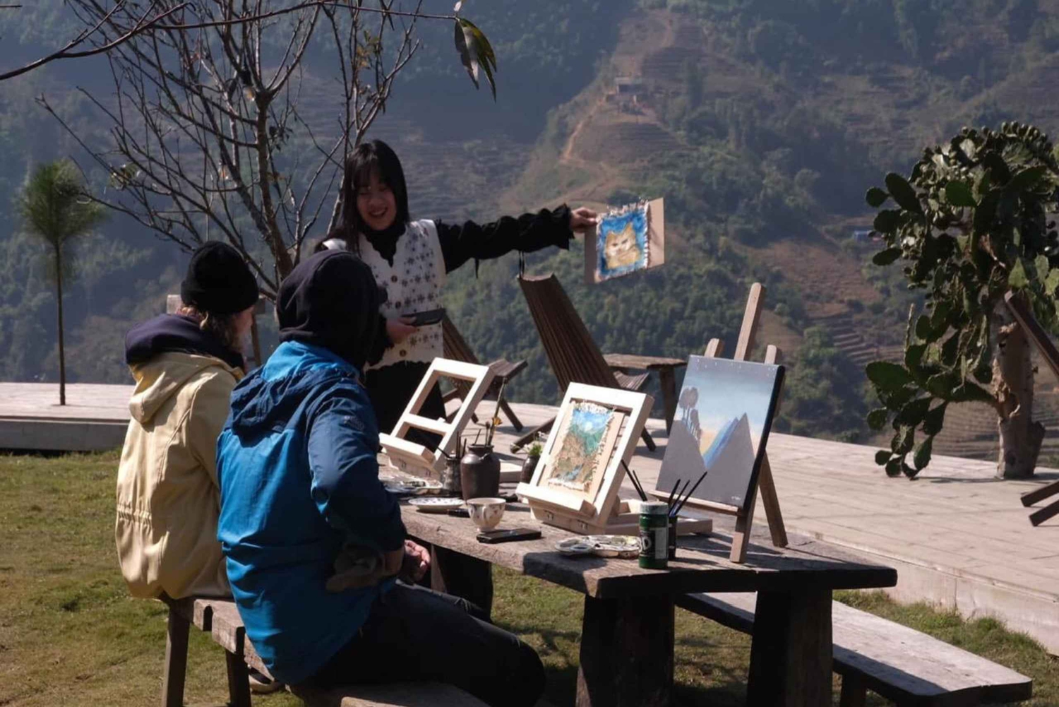 Sapa: Taller de arte en campos de arroz – Colores de las montañas