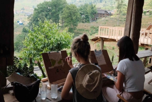 Sapa: Taller de arte en campos de arroz – Colores de las montañas