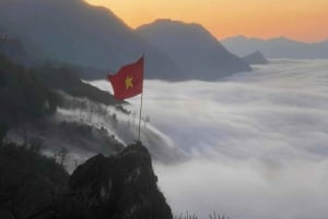 Sapa: motortocht bij zonsopgang met uitzicht op de Fansipan-berg