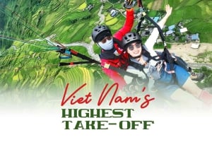 サパ：ピックアップ＆ドロップオフ付きタンデムパラグライダーアドベンチャー