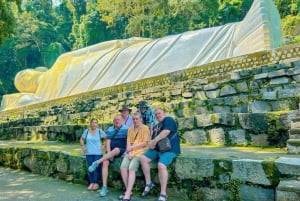 Montagne Ta Cu, Bouddha couché, ville de Phan Thiet, tour Cham