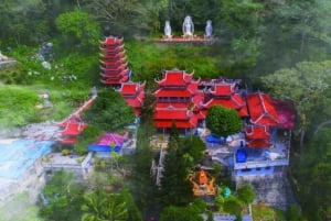 Ta Cu-berget, liggande Buddha, staden Phan Thiet, Cham-tornet