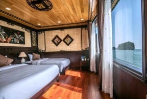 La meilleure croisière d'une nuit pour visiter la baie de Lan Ha et le village de Viet Hai