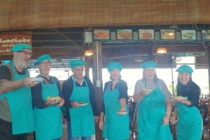 Lekcja gotowania w Hoi An z targiem i wycieczką łodzią z bambusowymi koszami