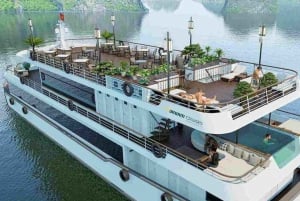Ha Long Bay- Luxury Day Cruise, Lunch& Kayaking&Sunset party