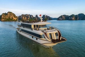 Ha Long Bay- Luxury Day Cruise, Lunch& Kayaking&Sunset party